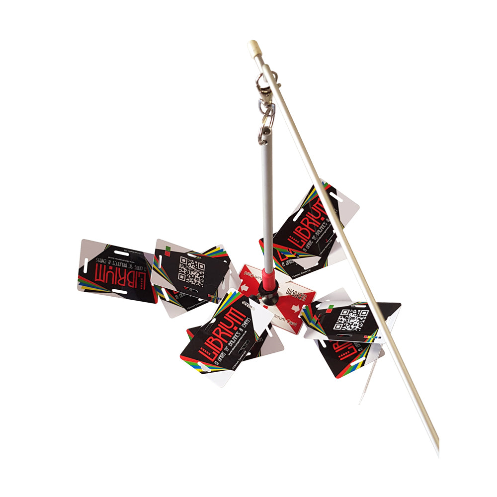 LIBRIUM Black Card Stacking Game