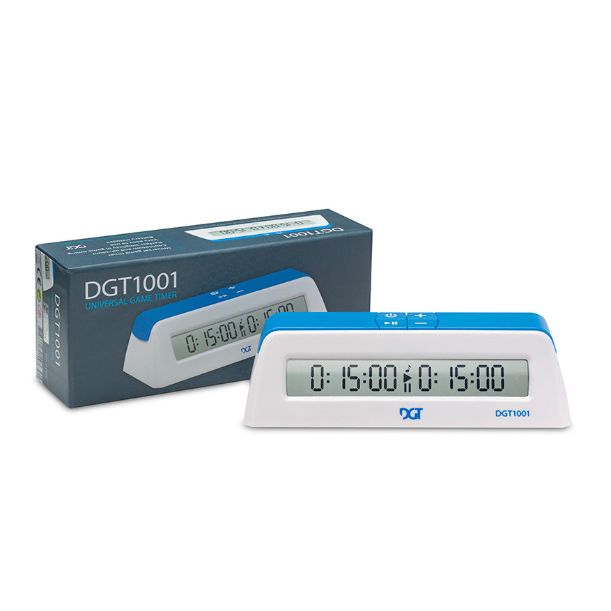 DGT1001 Chess/Game Timer - White (A-Grade)