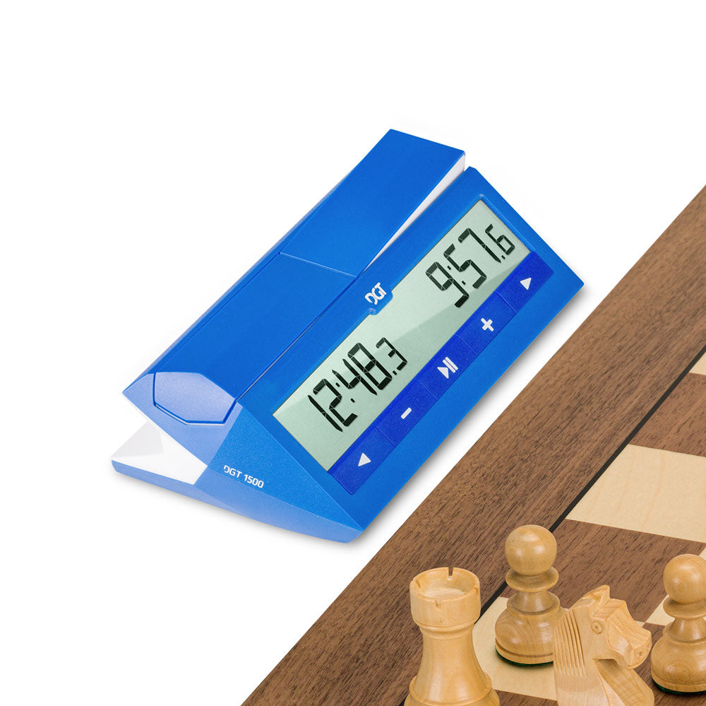 DGT1500 Digital Chess Timer Clock Blue