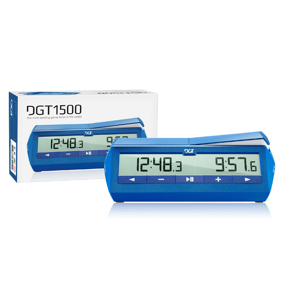 DGT1500 Digital Chess Timer Clock Blue