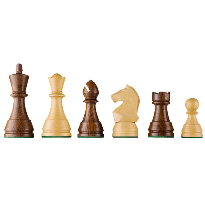 DGT Modern Staunton Wooden Electronic Chess Pieces (Extra Weighted)