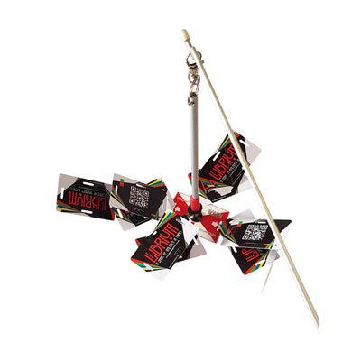 LIBRIUM Black Card Stacking Game