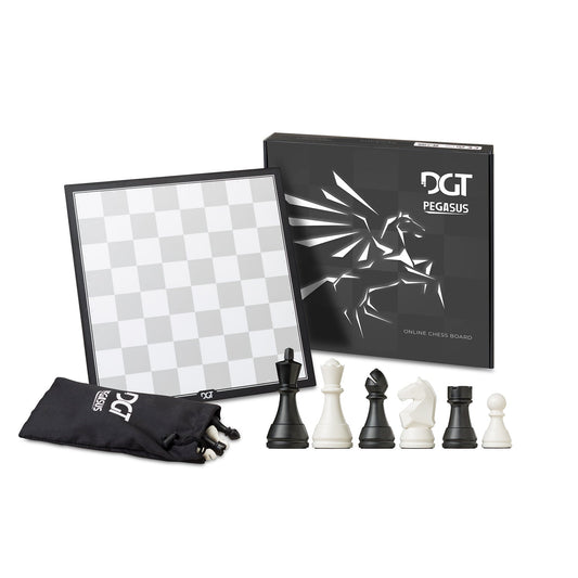 DGT Pegasus Chess Board & Pieces (B-Grade)