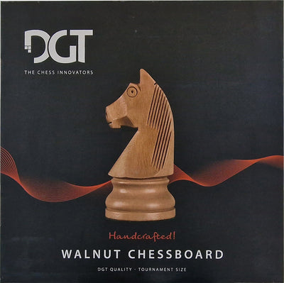 DGT Walnut Chess Board (with Indices)