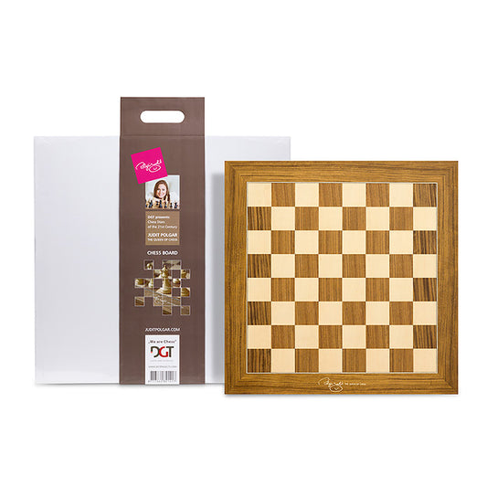 DGT Judit Polgar Luxury Chess Board (Without Pieces)