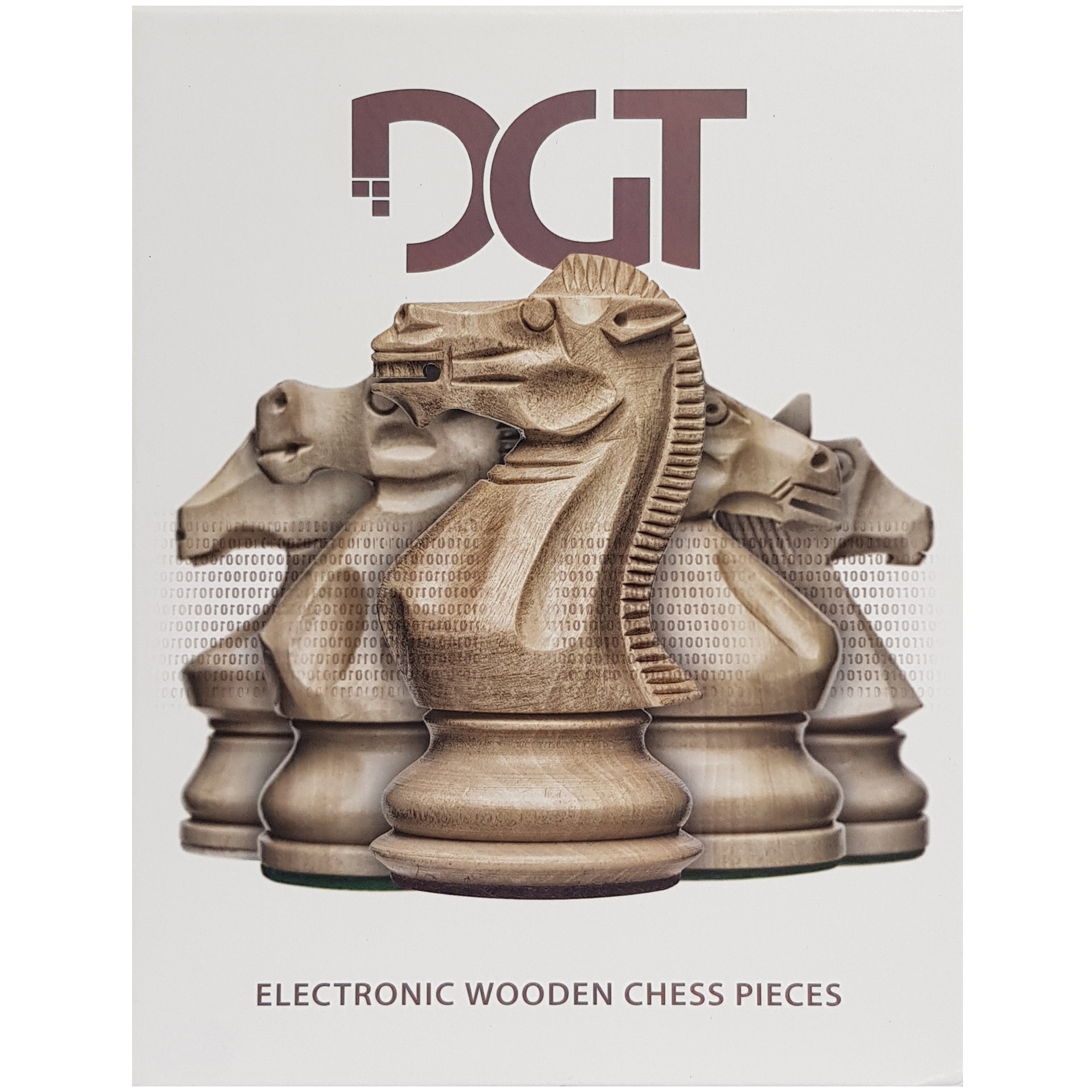 DGT Ebony Wooden Electronic Chess Pieces (Extra Weighted)